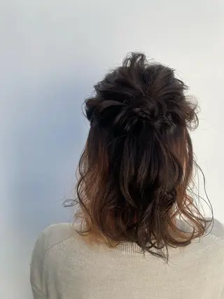 ヘアアレンジ 縮毛矯正/ネイル 🌻ひまわり🌻のヘアスタイル