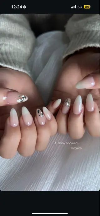 ネイル GRANDE大須 Cecil💜のネイルデザイン