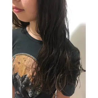 ロング パーマ 🪽似合わせカラー RENA.🪽🩶のヘアスタイル