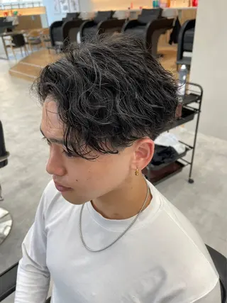 パーマ メンズ メンズパーマ/新潟/ 万代/高橋悠叶のヘアスタイル