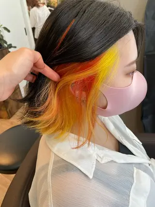 ミディアム 吉留愛加/ 似合わせ/心斎橋のヘアスタイル