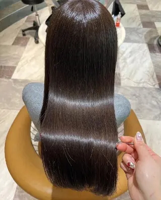 ロング カラー あかね☆ヘアアレンジ /ボブ/縮毛矯正のヘアスタイル