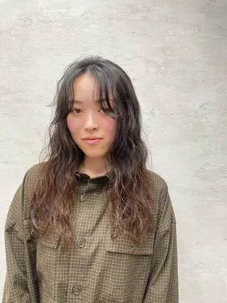 ロング パーマ picasso garden所属・picasso yume/colorのヘアスタイル