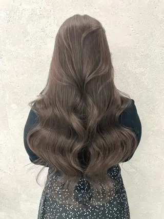 ロング カラー 🤎大人かわいい🤎 韓国レイヤー🤎力丸のヘアスタイル