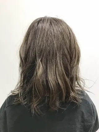 ミディアム カラー 池田 雄太 ✨美髪縮毛矯正✨のヘアスタイル