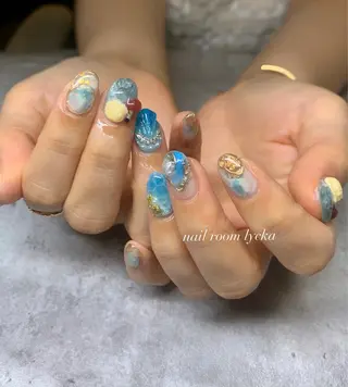 ネイル ﾈｲﾙﾙｰﾑﾘｯｶ 𝐦𝐚𝐲𝐮のネイルデザイン