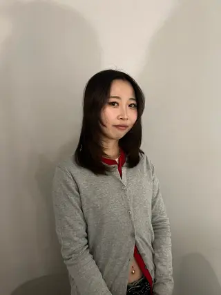 セミロング 北見 桃夏のヘアスタイル