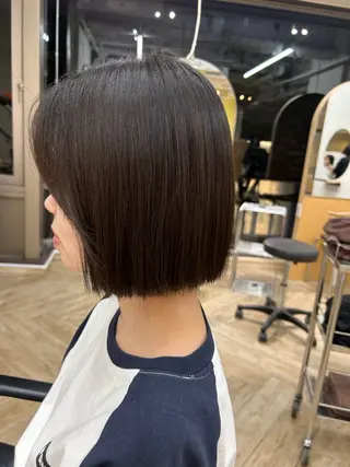 ミディアム カットモデル募集/ 万代/関谷　朋実のヘアスタイル