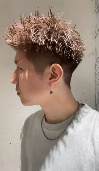 ショート カラー メンズ 🌫️縮毛矯正/髪質 改善/ゆずる🌫️のヘアスタイル