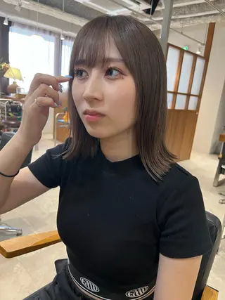 ミディアム カラー 【代表】 辻龍樹のヘアスタイル