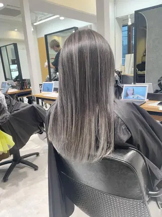 セミロング カラー 田中大星 /ボブ 縮毛矯正のヘアスタイル