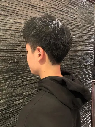 ショート メンズ HIROGINZAプレミアムバーバー赤坂店所属・田中 千恩のヘアスタイル