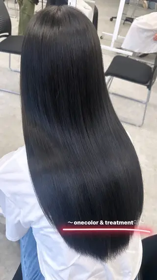 ロング カラー mina/暖色カラー 🥀韓国風カット🥀のヘアスタイル