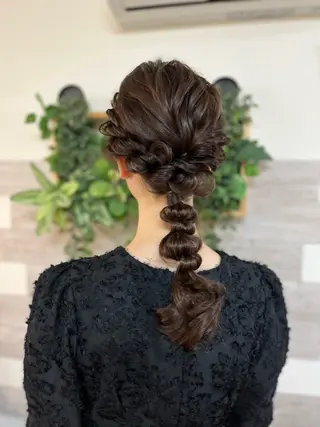 ヘアアレンジ ヘアメ/着付け 清水玲歌のヘアスタイル