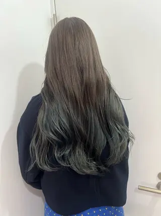 ロング 💥ウルフカット デザインあんな💥のヘアスタイル