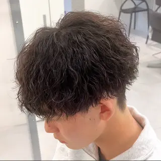 パーマ メンズ メンズ専門/パーマ 特化/栄/北出瑞貴のヘアスタイル