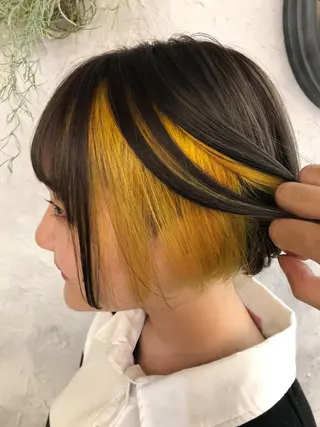 ショート カラー hair studio nico所属・田中 健太郎のヘアスタイル