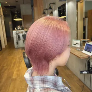 ショート カラー La fith hair cheval　熊本店所属・透明感カラー🧸🫧 WAKOのヘアスタイル