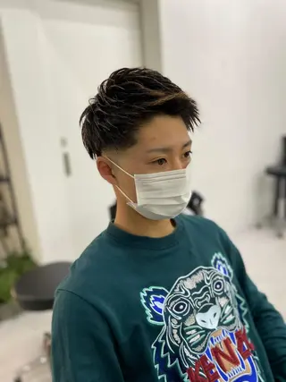 メンズ 断髪刈舞所属・大月 優汰のヘアスタイル