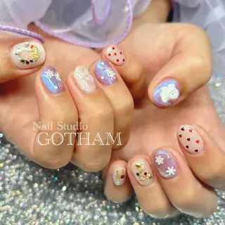 ネイル Nail Studio GOTHAM所属・高円寺駅からすぐ🌈 ネイルGOTHAMのネイルデザイン