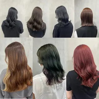 セミロング カラー 🫧tomoka 透明感カラー🫧のヘアスタイル