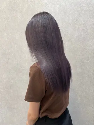 セミロング カラー 似合わせカラー× ウルフカット/ホマレのヘアスタイル