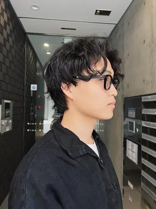 パーマ メンズ 大阪メンズハイトーン /スパイキー/RAIのヘアスタイル