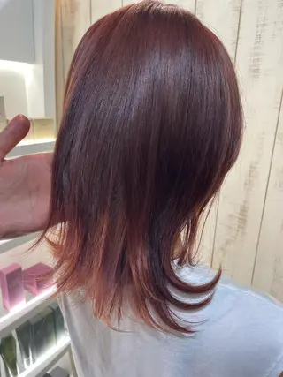 ミディアム カラー 韓国ヘア🇰🇷船橋 髪質改善/上野愛果のヘアスタイル
