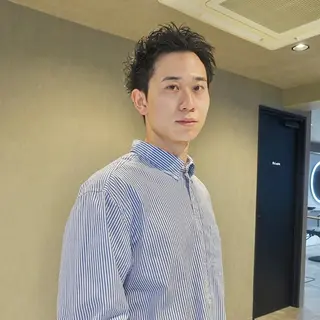 メンズ ヨシカワ タツキのヘアスタイル