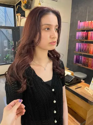 ロング カラー Stir maison[ステアメゾン]所属・layer cut /MIKUのヘアスタイル