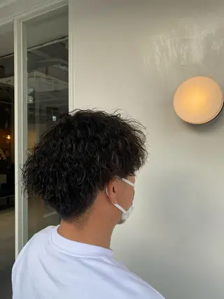 メンズ 阿津坂 美空のヘアスタイル