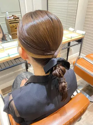 ミディアム 韓国ヘア🍒渡辺 咲🍒のヘアスタイル