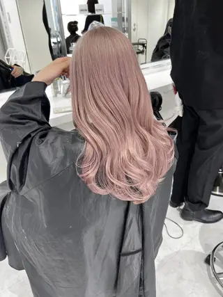 カラー ヘアアレンジ ロング 🫧柔らか透明感🫧 大人っぽヘア🫧のヘアスタイル