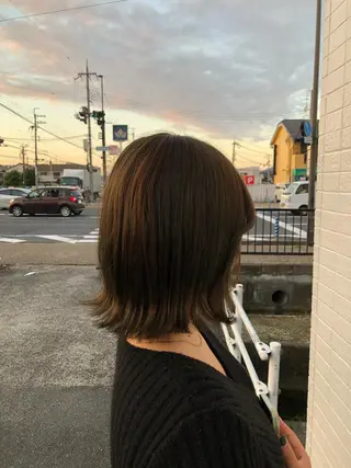 ミディアム カラー 福岡 舞のヘアスタイル