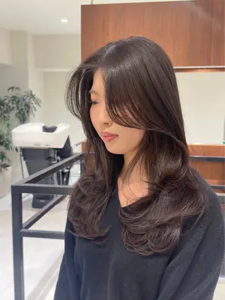 ロング カラー 🍁ベージュカラー/ レイヤーカット/涼のヘアスタイル