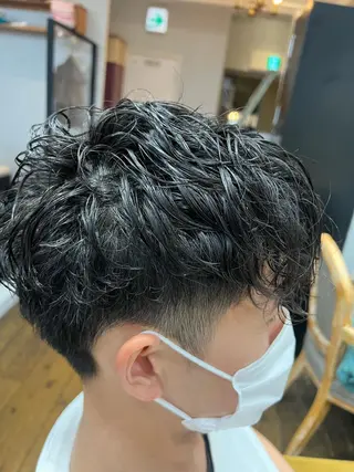 パーマ メンズ 髪質改善/縮毛矯正/ 超高濃度水素ケアのヘアスタイル