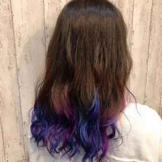 セミロング カラー Baby Step ウエノのヘアスタイル