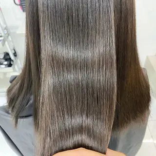 セミロング パーマ 透明感/韓国風 🤍moeka🤍のヘアスタイル