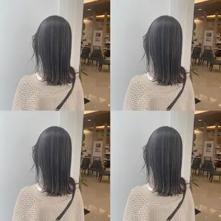ミディアム カラー 【カラー指名No 1✨】原田響のヘアスタイル