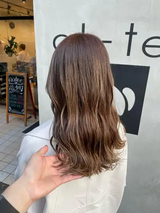 セミロング 韓国ヘア/レイヤー 🇰🇷/艶髪/長橋のヘアスタイル