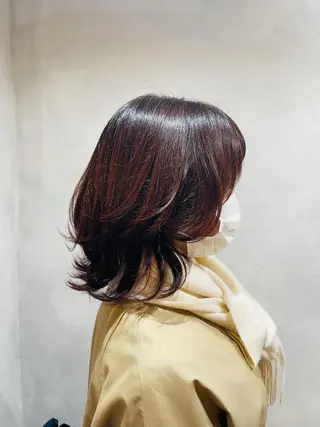 ミディアム 似合わせスタイル 足立のヘアスタイル