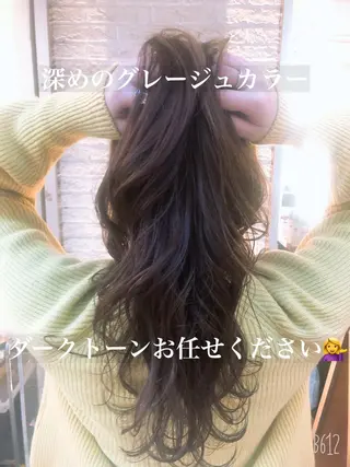 セミロング 西山 恵太郎のヘアスタイル