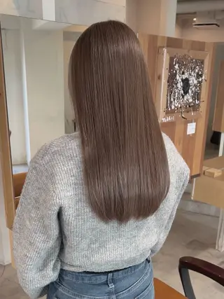 ロング カラー 艶髪カラー✨似合わせ No.1🥇渡辺康貴のヘアスタイル