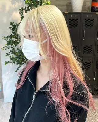 セミロング 色落ち綺麗透明感カラ /ボブ/ナカツヒカルのヘアスタイル