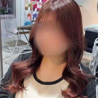 ロング カラー lmu by if所属・程塚 七海のヘアスタイル