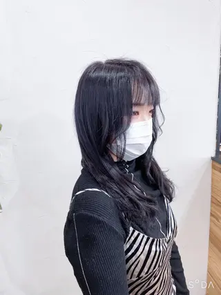 セミロング カラー かんばら りょーいのヘアスタイル