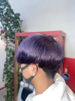 メンズ ゆぴ☾‪/推しカラー /ハイトーンのヘアスタイル