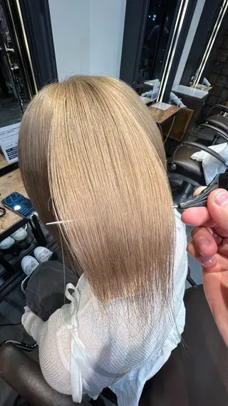 ミディアム 金井蛍祐/ 透明感カラー/艶髪のヘアスタイル