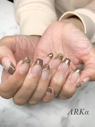 セミロング ネイル Nailsalon ARKαのネイルデザイン