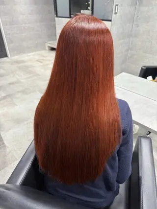 セミロング カラー 川浪 ほほみのヘアスタイル